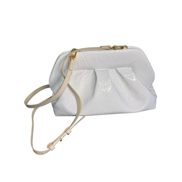 Themoire NWT Tia Pineapple Clutch Bag in Shell - Picture 5 of 16